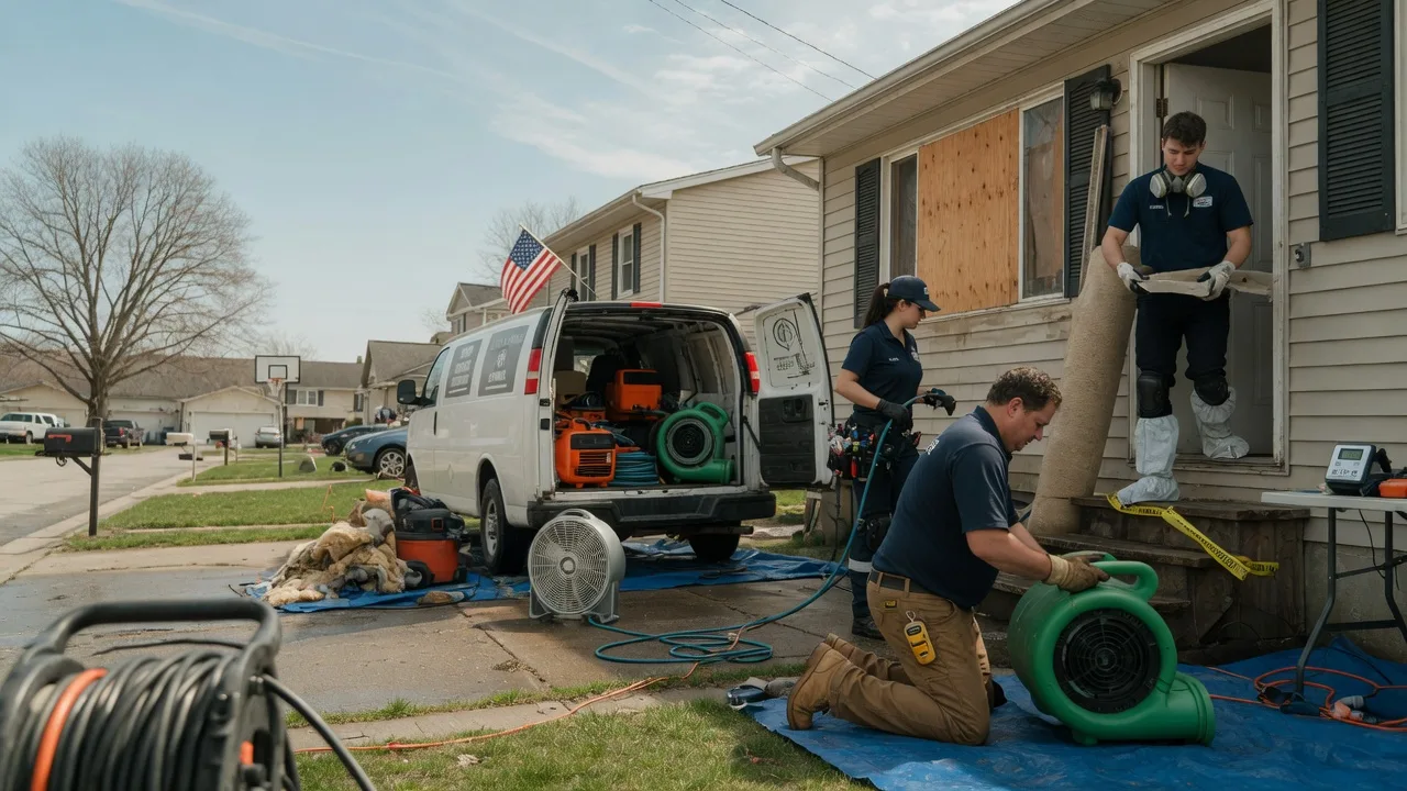 Water Damage Restoration in Linden, IN near me